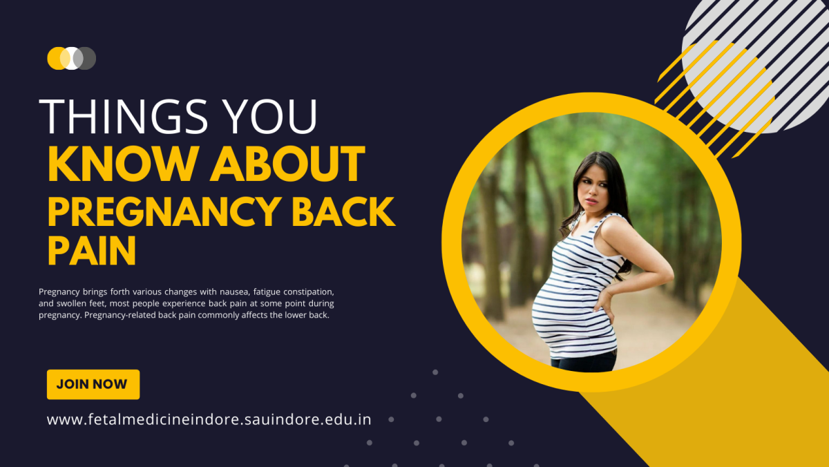 Things you should know about pregnancy back pain
